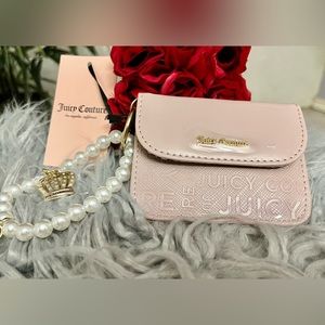 Juicy Couture Pale Pink Card Wallet